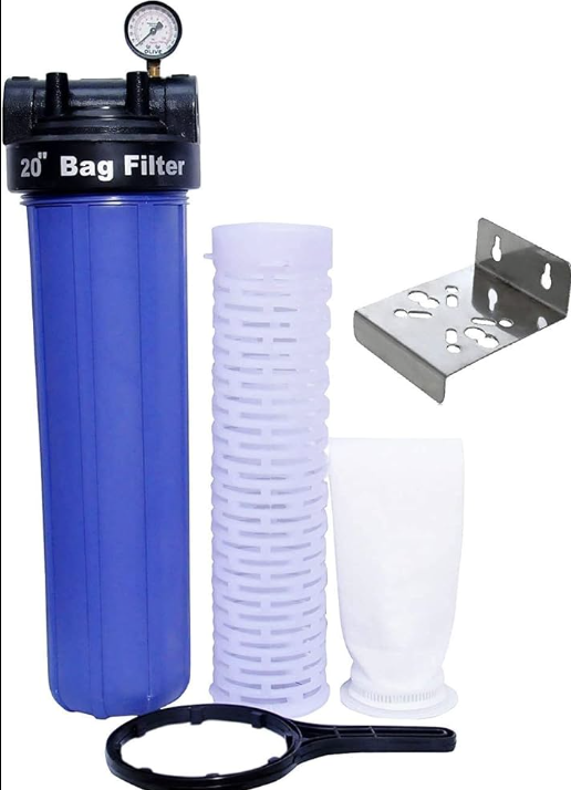 Bag filter and pressure filter housing