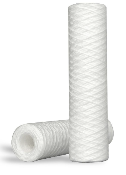 Thread wound filter cartridge